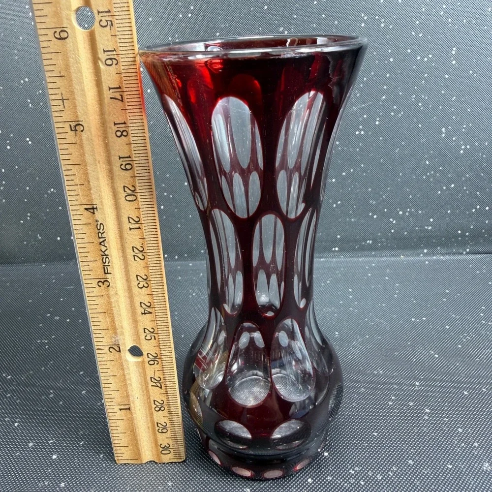 vintage glassware bohemian czech